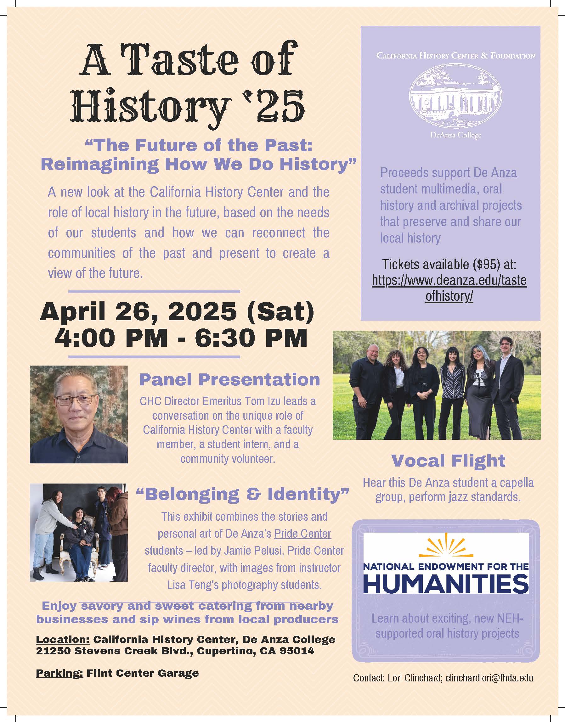 2025 Taste of History Flyer 2025 Taste of History Flyer