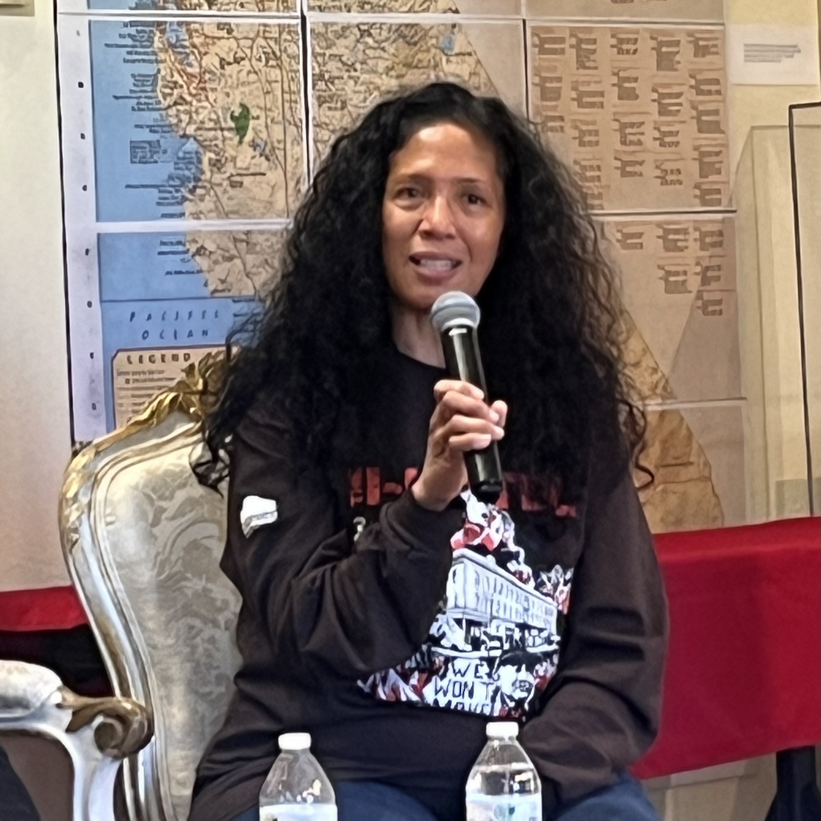 Caroline Cabading, Executive Director of Manilatown Heritage Foundation, director of "Manilatown Manang" Caroline Cabading, Executive Director of Manilatown Heritage Foundation, director of "Manilatown Manang"