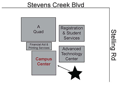 Map indicating where the OCL Office is located. 