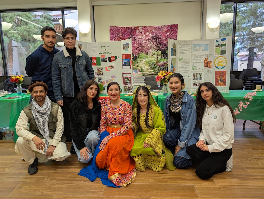 group of people smiling