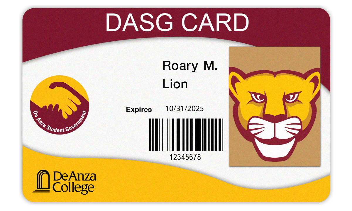 Roary the Mountain Lion student ID card